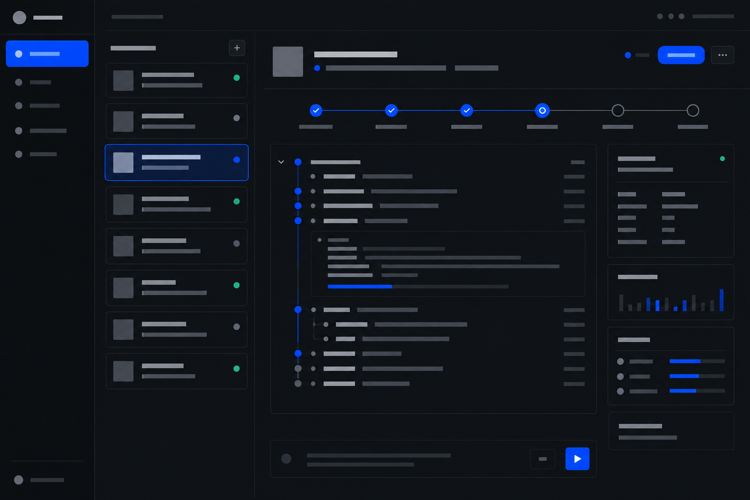 Conceptueel werkbeeld van een platform voor agentruns